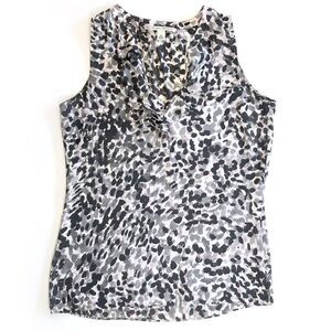Banana Republic Animal Print Sleeveless Top XS